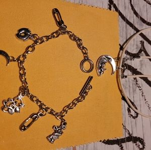 Welcome home Baby Charm bracelet with matching nec